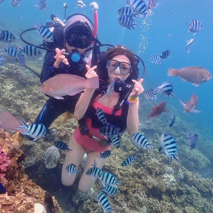 LẶN NGẮM SAN HÔ BẰNG BÌNH OXY